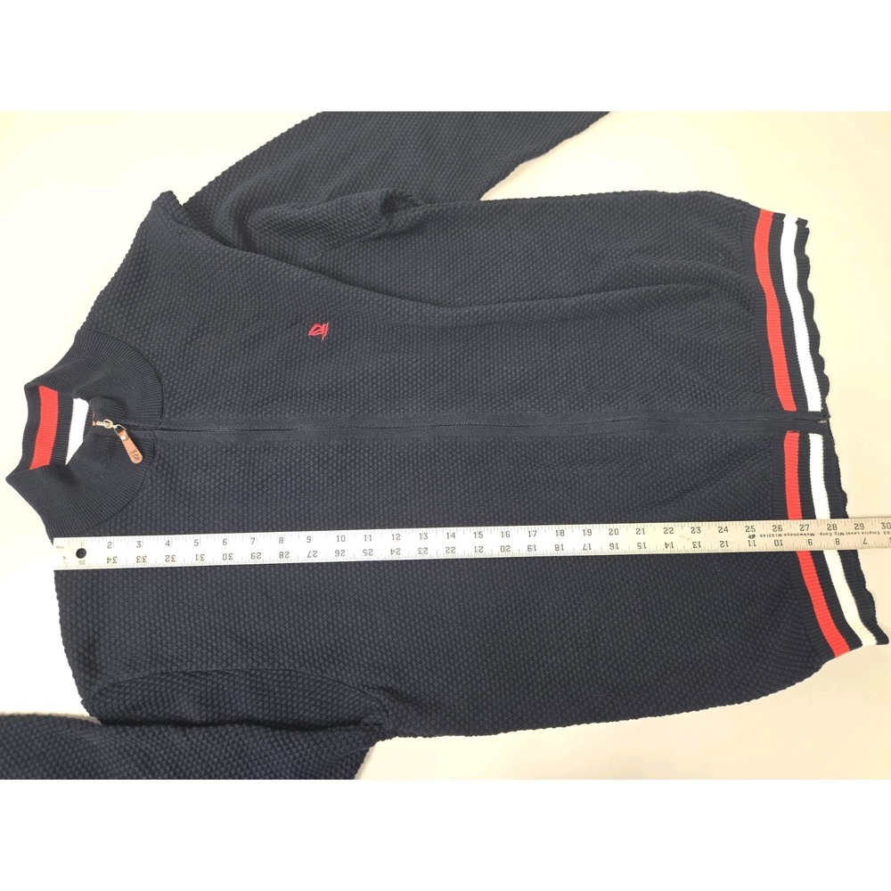 Giorgio Di Mare Men's Yachting Collection Full Zip Sweater Size 2XL Navy NWT - Picture 13 of 14